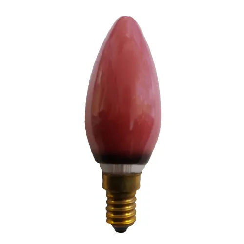 kaarslamp Rood E14 15 watt